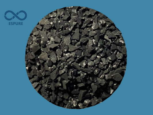 1200mg/g Μαύρο καρύδαλλο κόκκων Granular Activated Carbon Charcoal για αποχρωματισμό